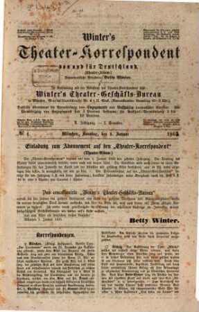 Deutscher Theater-Correspondent. 10, 10. 1865
