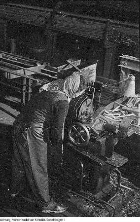 Riesa. Stahlwerk Riesa, März 1951