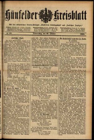 Ausgabe vom Donnerstag, den 20. Oktober 1898.