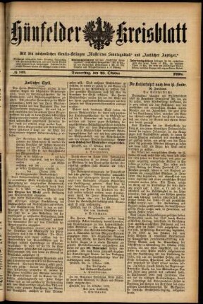 Ausgabe vom Donnerstag, den 20. Oktober 1898.