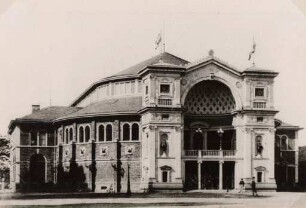 Ansichten Karlsruher Gebäude, Bauwerke und Denkmäler. Festhalle