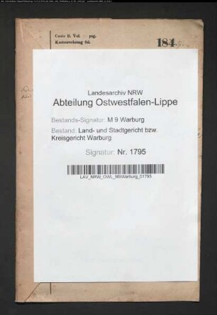 Erblasser: Müller, Joseph: