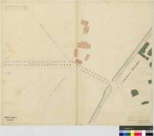 Abt. C, Bl. 35 W - Frankfurter Straße, Weg vom neuen Schützenhaus, Fußweg nach der Moschelesstraße