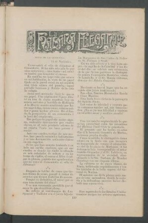 La Habana elegante : Notas de la quincena.