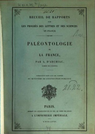 Paléontologie de la France