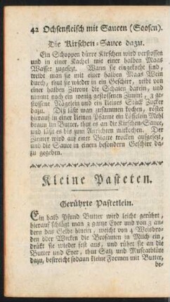 Kleine Pasteten.
