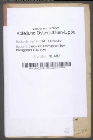 Erblasser: Klipker, Anne Marie Louise Charlotte: