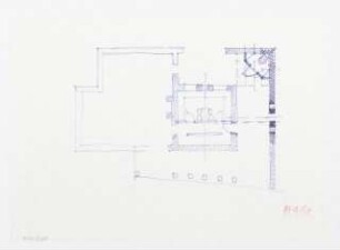 Wohnhaus Cave, Ios: Grundriss Erdgeschoss