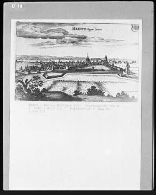 Mainz, Ansicht von Westen