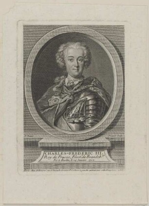 Bildnis des Charles = Frederic III. de Prusse