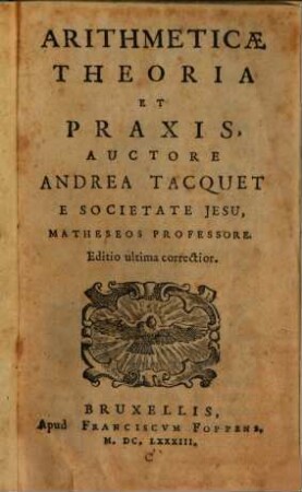 Arithmeticae Theoria Et Praxis