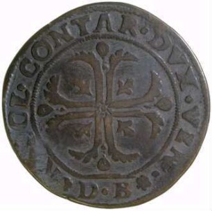 Münze, 1/4 Scudo, 1630
