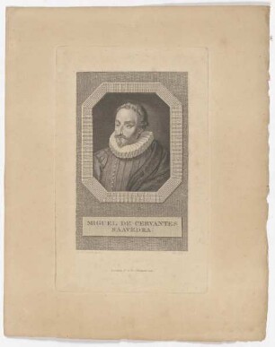 Bildnis des Miguel de Cervantes Saavedra
