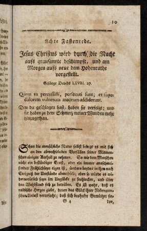 103-120, Achte Fastenrede.