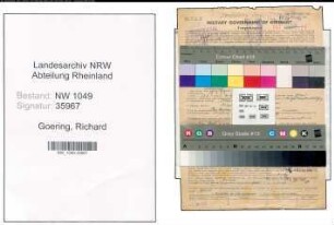 Entnazifizierung Richard Goering , geb. 19.03.1893 (Versicherungsangestellter)