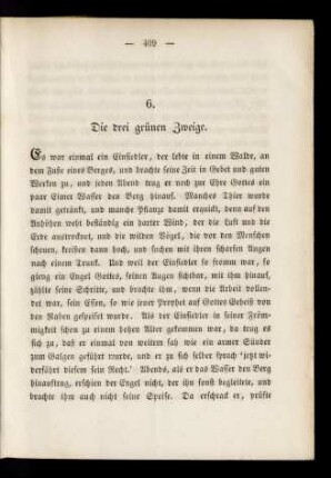 6. Die drei grünen Zweige.