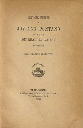 Lettere inedite