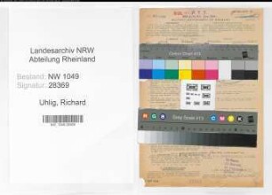 Entnazifizierung Richard Uhlig , geb. 07.04.1903 (Telegrafeninspektor)
