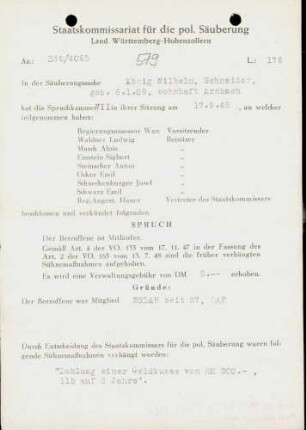 König, Wilhelm