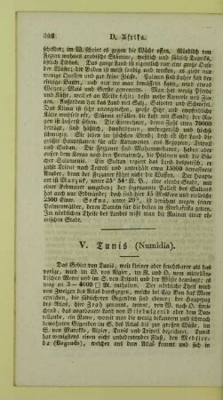 V. Tunis (Numidia)