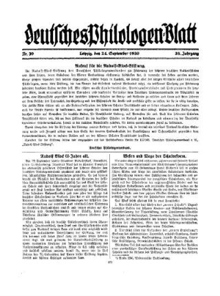 Wesen und Wege der Schulreform