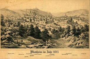 Pforzheim im Jahr 1643