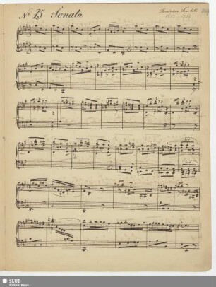 Scarlatti, Domenico: Sonata [KirS 182]