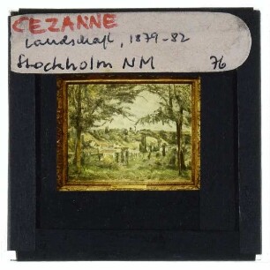 Cézanne, Landschaft