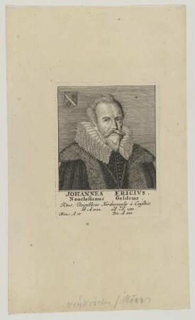Bildnis des Johannes Ericivs