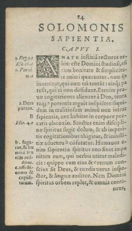 Solomonis Sapientia.