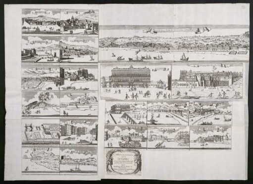 Nr. 70 Pianta E Alzata Della Citta Di Napoli [...]