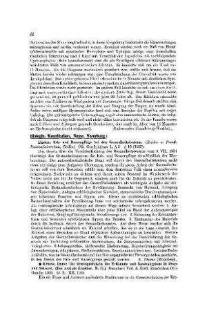 Biologie, Konstitution, Rasse, Vererbung
