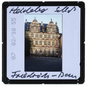 Heidelberg, Schloss,Heidelberg, Schloss, Friedrichsbau