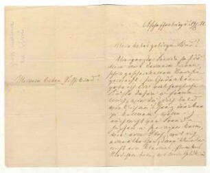 Zwei Briefe von Emilie Brentano an ihre Enkelin Sissi Brentano