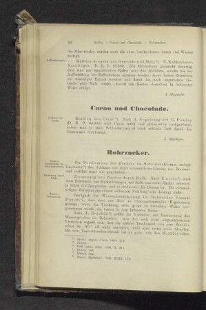 Rohrzucker.