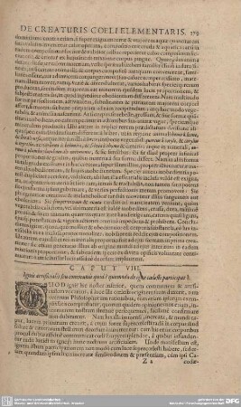 Caput VIII. Ignis artificialis seu communis quid? quomodo de igne coelesti participat?