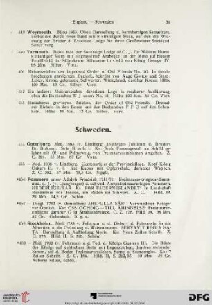 Schweden (Nr.454-469)