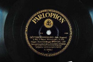 Götterdämmerung : 2. Akt, 3. Szene: Mannenchor; III. Teil / (Rich. Wagner)