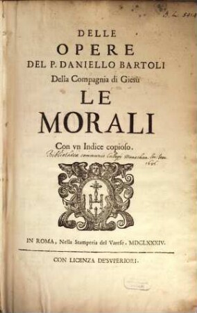 Delle opere morali