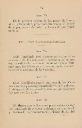 De los Consiliarios