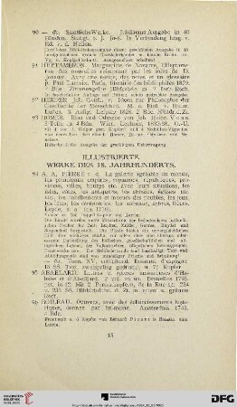 Illustrierte Werke des 18. Jahrhunderts (Nr. 94-173)