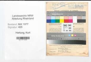 Entnazifizierung Kurt Hartung , geb. 24.02.1910 (Polizist)