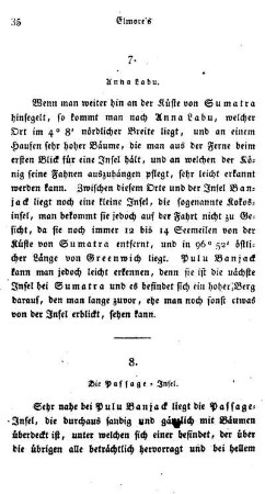 8. Die Passage-Insel.