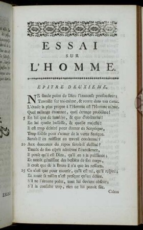 Epitre Deuxieme