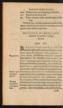 De Figuris, De Modis Concludendi ... Caput XV.