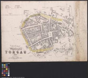 Situationsplan der Stadt Torgau