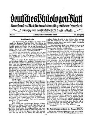 Die Notprüfungen während ds Krieges 1870/71