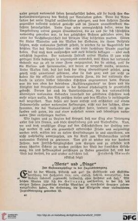 32: "Werte" und "Dinge" : zur Gesinnungspflege in der Jugendbewegung