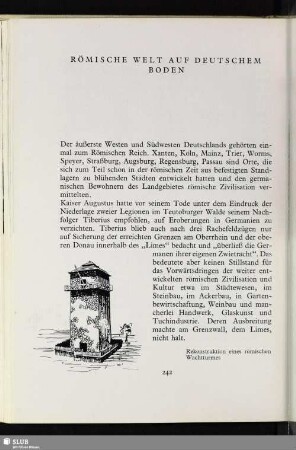 Römische Welt Auf Deutschem Boden
