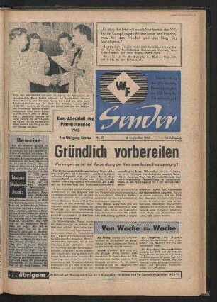 Betriebszeitung 'WF-Sender', Nr.35/1962 (6. September 1962)